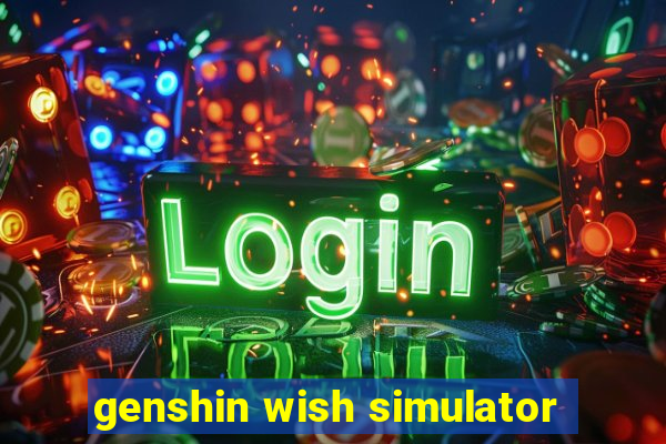 genshin wish simulator