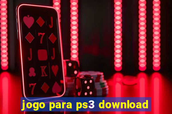 jogo para ps3 download