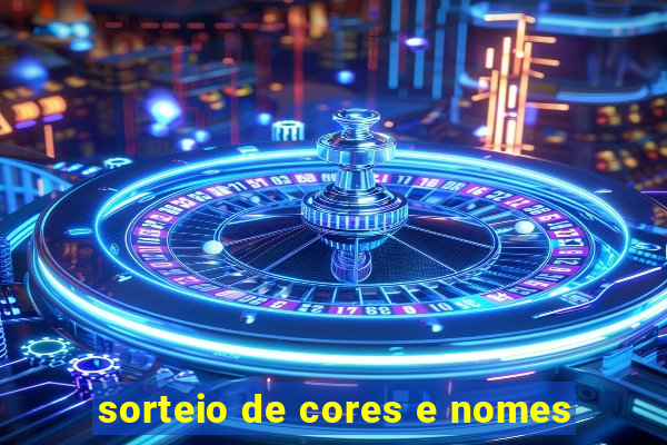 sorteio de cores e nomes