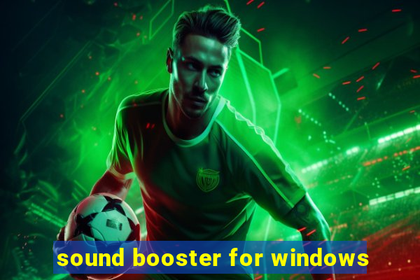 sound booster for windows