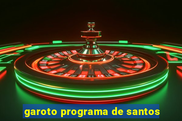 garoto programa de santos