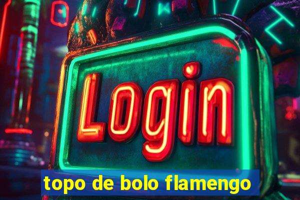 topo de bolo flamengo